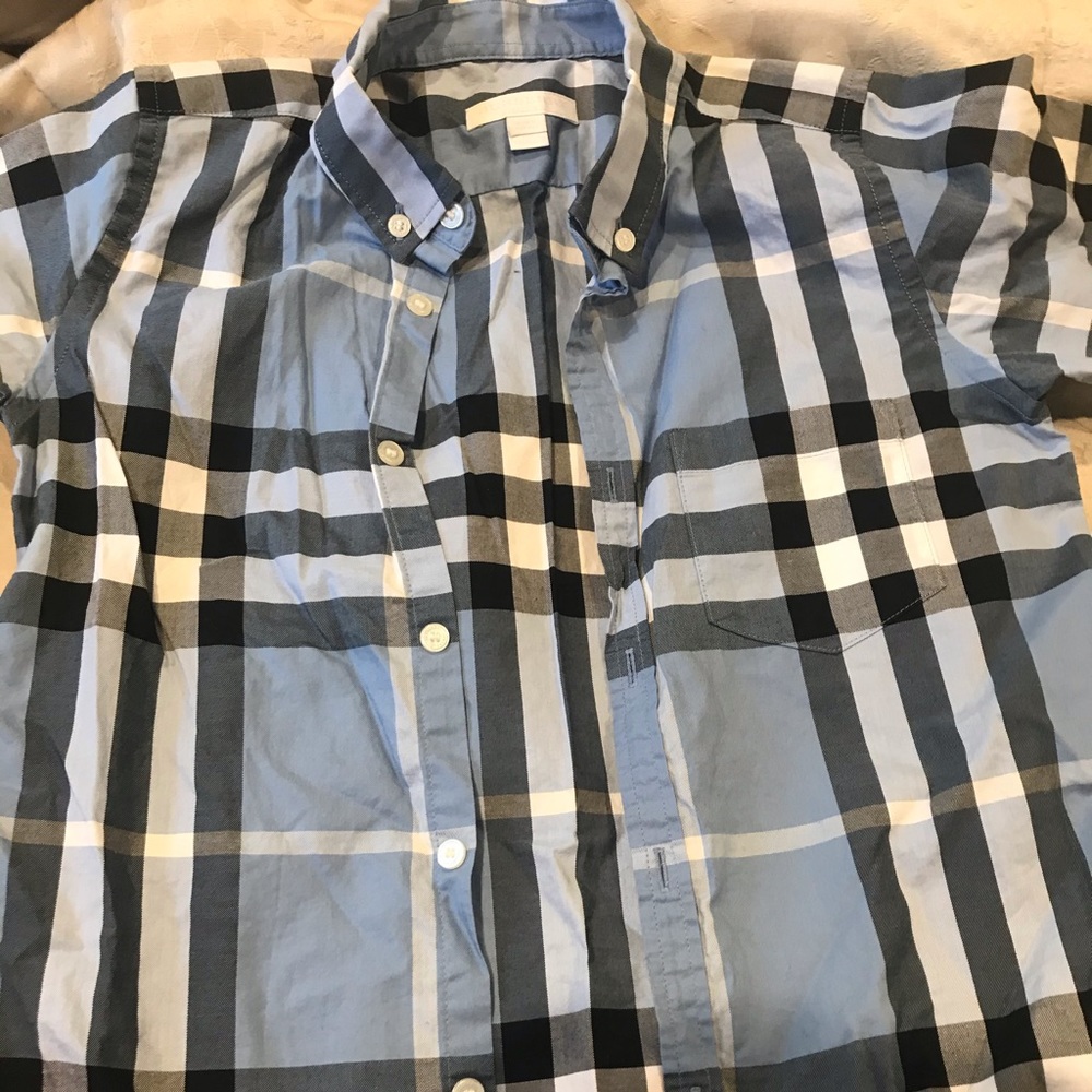 Burberry button down shirt